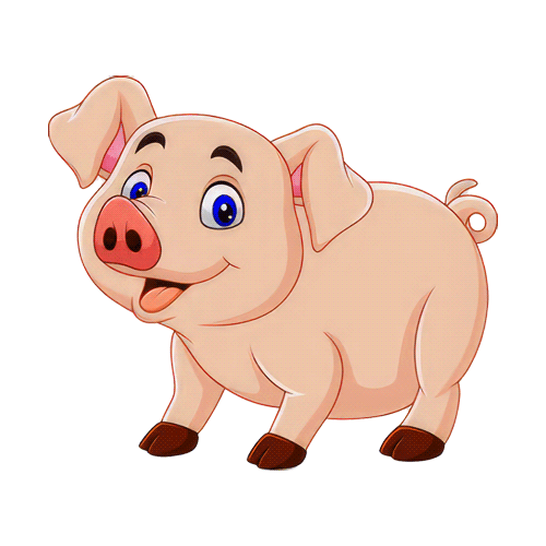 El cerdo del rabo tieso